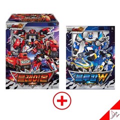 Metal Cardbot W Season3 BLAION + BLUE COP W Set Transformer Robot Car Toy 2025