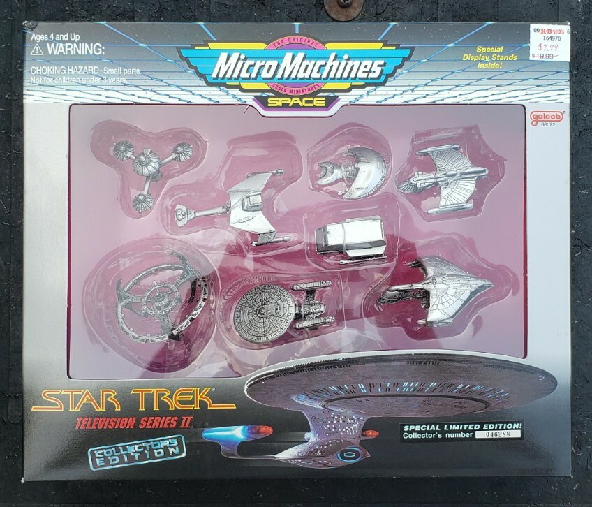 Micro Machines Star Trek Television Series II Limited Edition Set #046288 VHTF