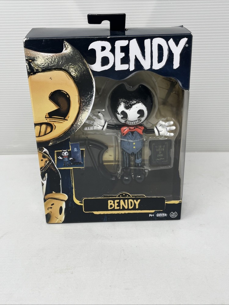 Bendy and the Ink Machine 5” Bendy Figure with Book – Official Collectible NEW