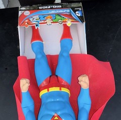 DC Comics Big-Figs Superman Action Figure w/ Cape, Boxed, Plastic/Fabric, 3+