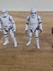 Star Wars 2010’s Figures Lot (6) Chewbacca, Poe,Stormtroopers, Darth Vader. ST5