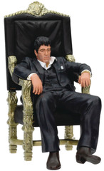 Movie Icons SCARFACE: Tony Montana on Throne PVC statue~Al Pacino~SD Toys
