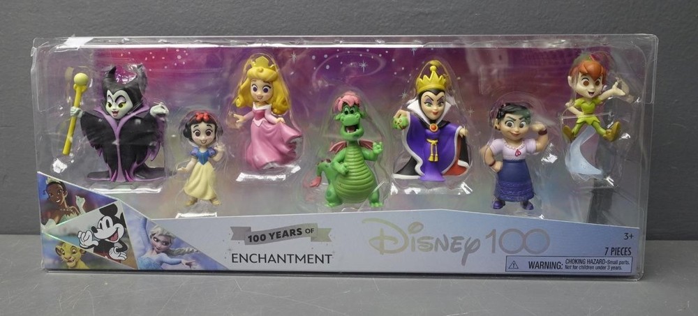 Disney 100 Years of Enchantment 7pc Movie Figure Collection Just Play