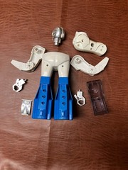 Vintage Micronauts Biotron Parts Lot w/ Metal Hands Head Canopy 1977 Original !