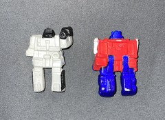 VINTAGE 1984 TRANSFORMERS OPTIMUS PRIME & MEGATRON PENCIL TOPPERS