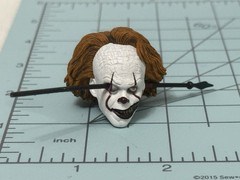 NECA IT Pennywise Clown Spear w/ Head 1/12 Figure Custom Part Welcome To Derry