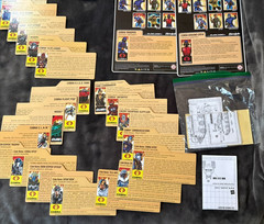 GI Joe 25th HasLab Pulse Cardback File Card Blueprint Sticker Lot Super7