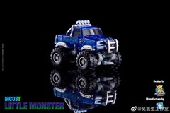 DR.WU MC03T Little Monster Wheelie Trucks Robot Action Figure TOY 8CM in stock
