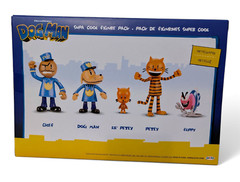 Dreamworks Dog Man SUPA COOL FIGURE PACK Set of 5 Lil Petey Chief Flippy Jakks