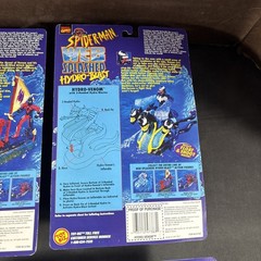 (4) SPIDER-MAN WEB SPLASHER HYDRO-BLAST ACTION FIGURE TOYBIZ NEW VENOM KAYAK