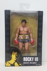 (2016) NECA 7″ Rocky 3 Series 1 “Rocky Balboa” 40th Anniv. Figure NIB (BOX DMGE)