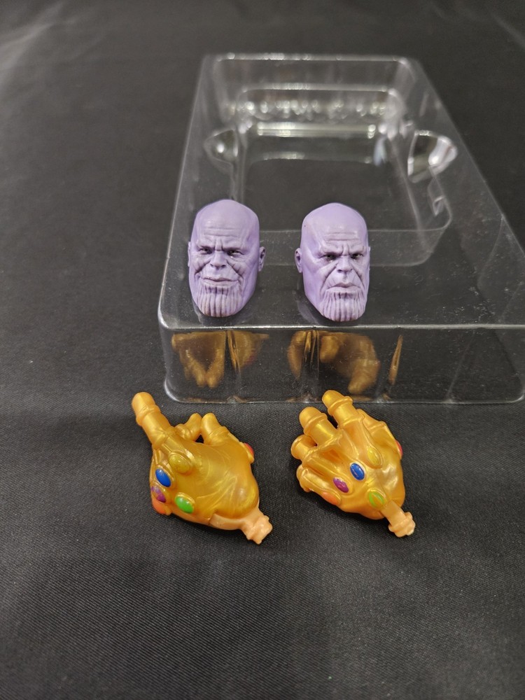Marvel Legends Hasbro Thanos Infinity Guantlet Glove Hands MCU Heads Fodder Lot