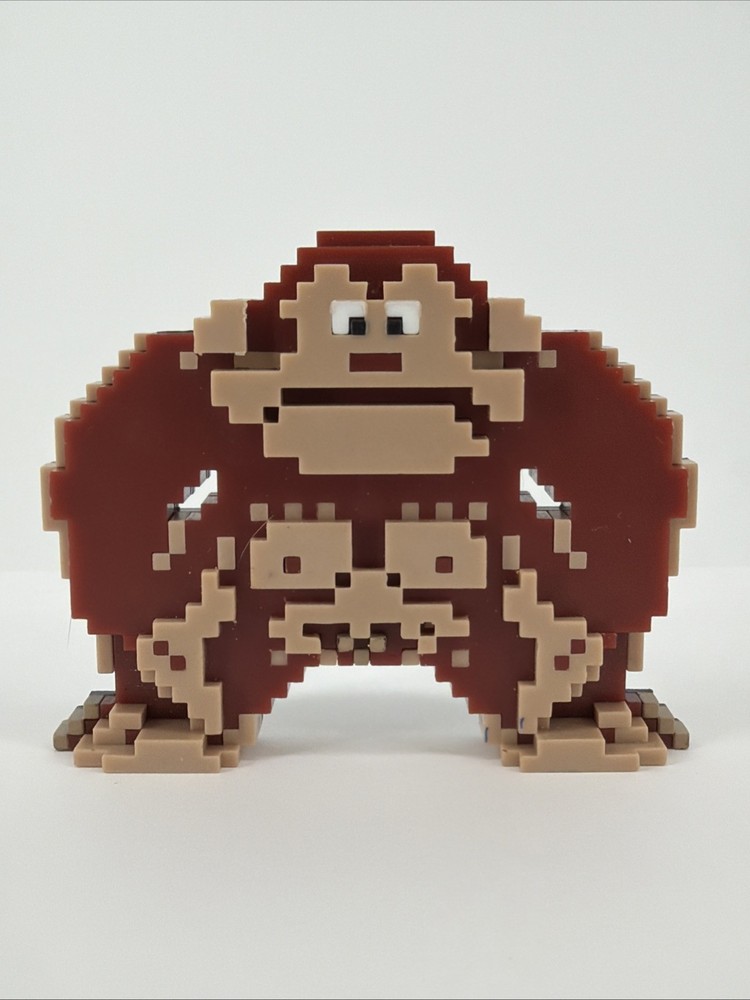 Jakks Pacific Donkey Kong 8-Bit World of Nintendo Figure 2.5″ Super Mario RARE🐒