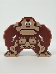 Jakks Pacific Donkey Kong 8-Bit World of Nintendo Figure 2.5″ Super Mario RARE🐒