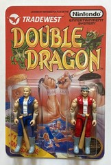 Custom made Double Dragon 3 3/4 Vintage Style Action Figures Double Pack