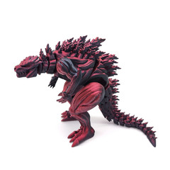 3D Printed Muscle Dinosaur Action Figure Movable Joint Mini Monster Model Toy Gi