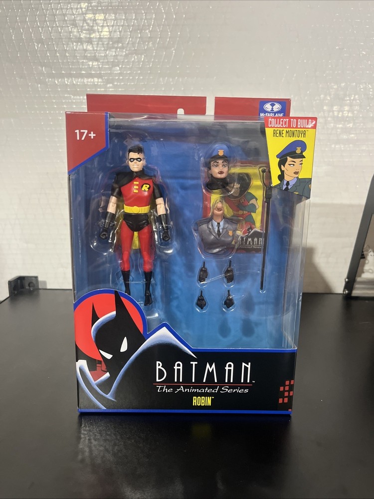 DC Batman BTAS Robin Black & Red BAF Rene Montoya McFarlane Animated 2026 NIH