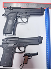1:1 M92A1 Beretta Model full Metal Toy Gun Huge 92fs pistol collectible 2lbs