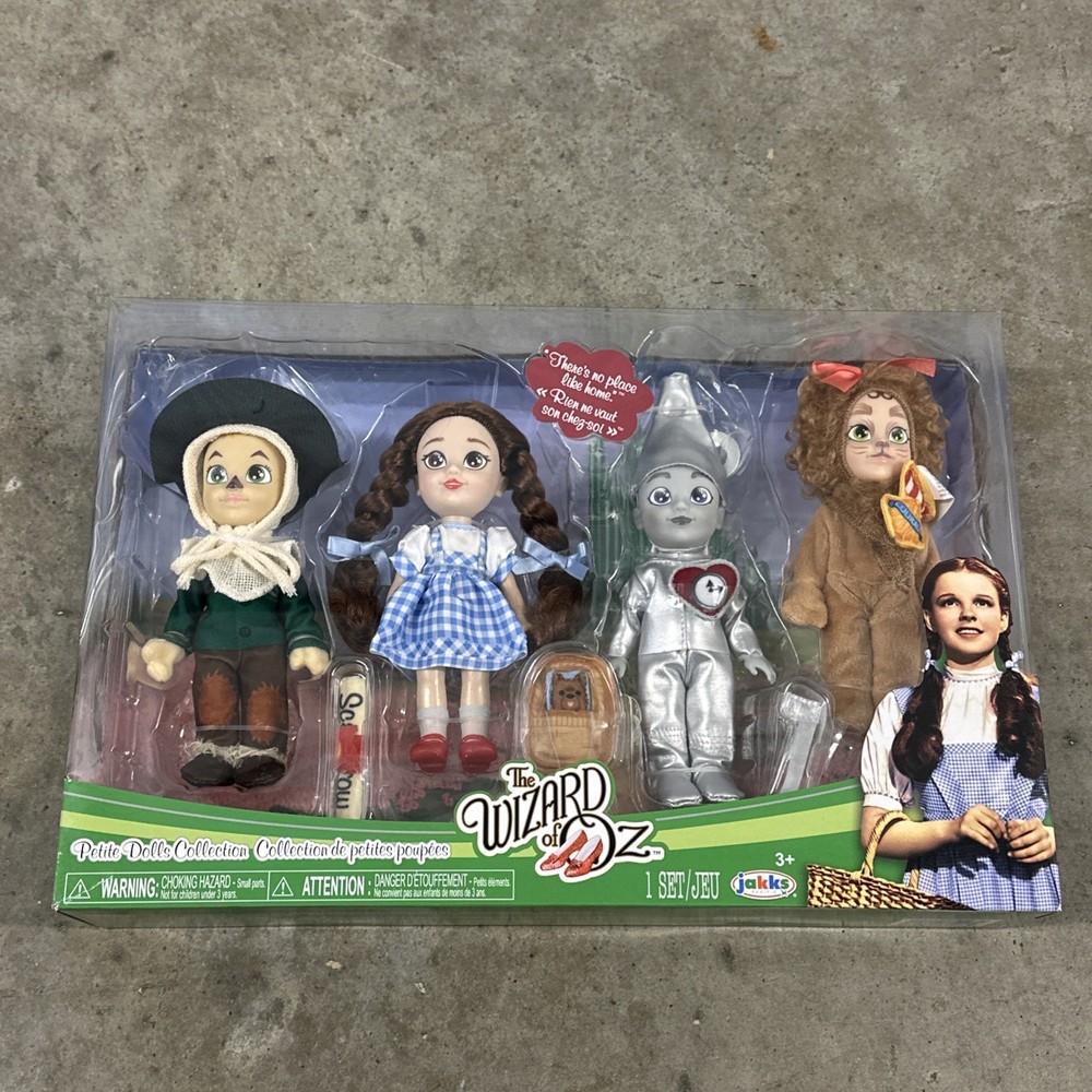 WIZARD OF OZ PETITE DOLLS COLLECTION DOROTHY TIN MAN COWARDLY LION SCARECROW