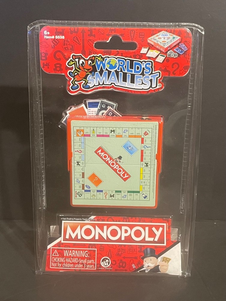 World’s Smallest Monopoly Board Game Miniature Collector’s Edition