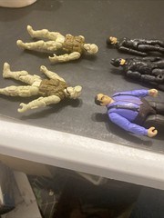 Action Figures Toy Lot of 6 Mixed Poseable Figurines Ln
