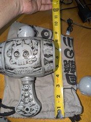 Science Patrols Sofubi Mekurabe no Kozuchi Skull Hammer Mallet Omake Pullstring