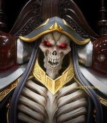Acme Studio Overlord Ainz Ooal Gown & albedo 1/4 Scale Painted Figure Statue