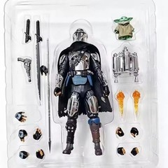 MAFEX 256 Plating Edition The Mandalorian Grogu Figure 6 Inch Action Figure PVC