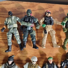Chap Mei Soldier Military Lot 20 Action Figures Army Special Forces Various Toys