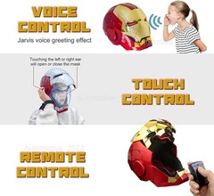 US! AUTOKING Iron Man MK5 1:1 Helmet Wearable Voice-control Children’s Day Gift