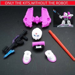 3D Printed Custom Upgrade Accessories for Mecha Model DIY Kit (No Figure Include