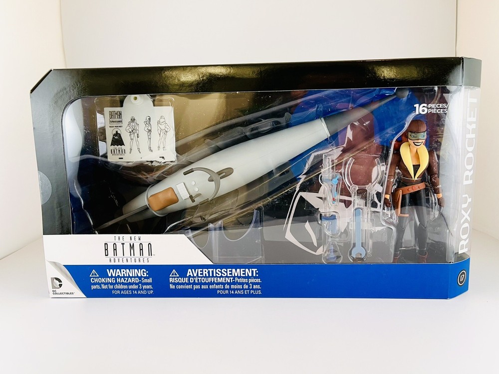 Batman Roxy Rocket Action Figure DC Collectibles Deluxe Light Up Toy Sale New