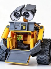 Pop Mart GONG WALL·E Robot Mobilization Kawara Tsutomu Assembly Figure Model Kit