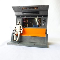 Coruscant Train Ride Diorama for 6 IN Figures