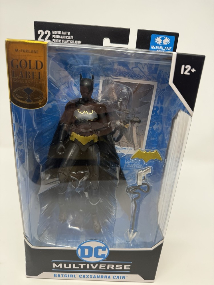 McFarlane DC Multiverse Batgirl Cassandra Cain Gold Label 7″ Figure Sealed