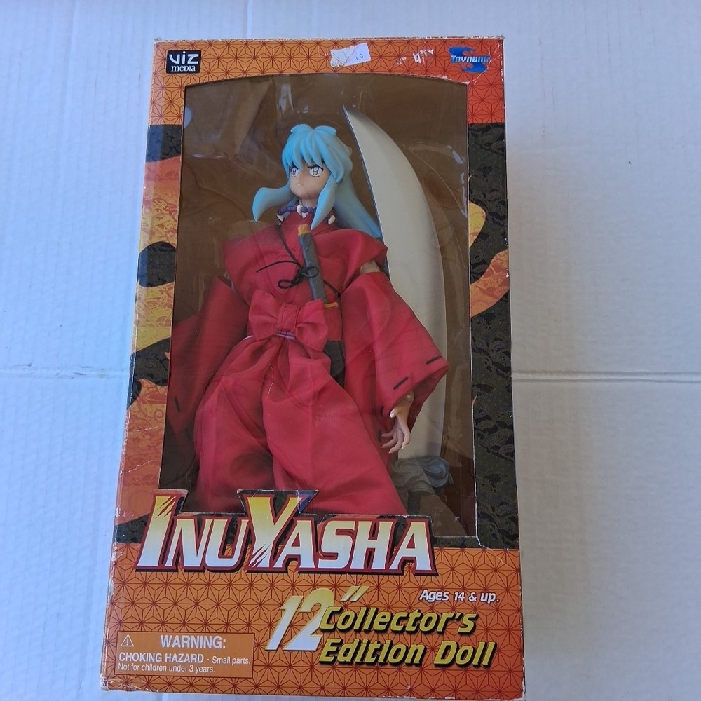 InuYasha 12″ Collector’s Edition Doll Toynami Viz Media Complete In Box
