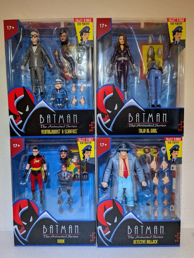 DC Batman BTAS Ventriloquist Robin Talia Bulloch BAF Rene Montoya SET McFarlane