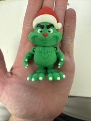 Grinch Cute 3D printed Mr Grinch Santa Hat Articulated Fidget Toy