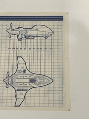 1989 Vintage Original G.I. Joe Mudfighter Blueprints/Instructions Hasbro ARAH