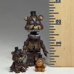 McFarlane FNAF Nightmare Freddy Figure w/ 2 Freddles Five Nights at Freddy’s