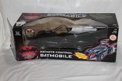 1997 BATMAN & ROBIN MOVIE REMOTE CONTROL BATMOBILE KB TOYS EXCLUSIVE W Box Works