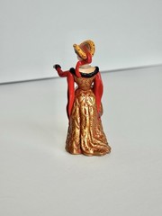 Papo Medieval Times Queen Figure Fantasy Castle 3.5″ Red/Gold 2005
