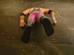 LJN Titan Sports 1987 Brett Hitman Hart WWF WWE WCW NWA AWA ECW Purple Variant