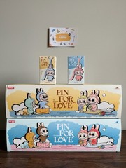 POP MART Labubu The Monsters Pin for Love Plush Blind Box A–M N–Z A–Z Single