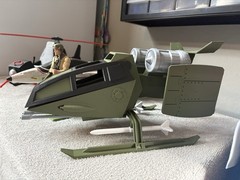 GI Joe Skyhawk Helicopter 1/12 Scale Vehicle for 6” GI Joe Classified Figures 3D