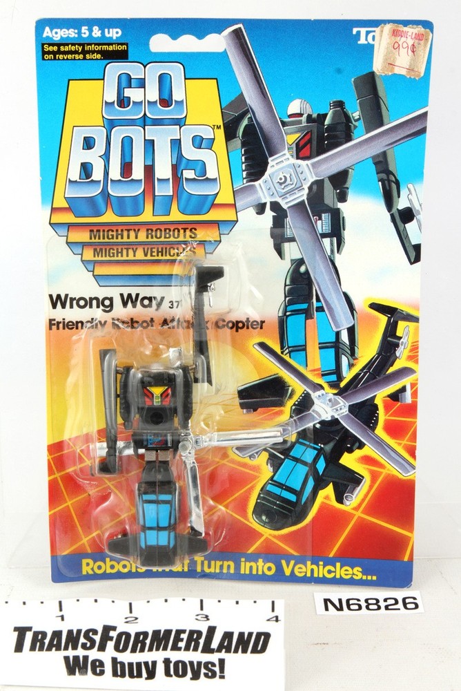 GoBots Regular Tonka Wrong Way Sealed MISB MOSC