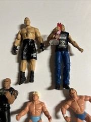 Lot of 10 WWE Wrestling Action Figures Mixed Wrestlers Mattel Jakks Vintage Toys