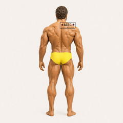 Custom Uncensored PHICEN 1/6 Beard 12″ Male Seamless Super Muscular Figure Set