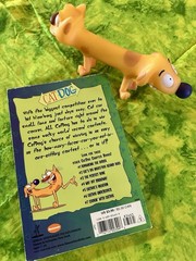 CatDog figure with novel, collectible book & friend :)