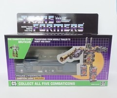 TRANSFORM G1 Reissue Carded Combaticon Bruticus Brand New Free Shipping